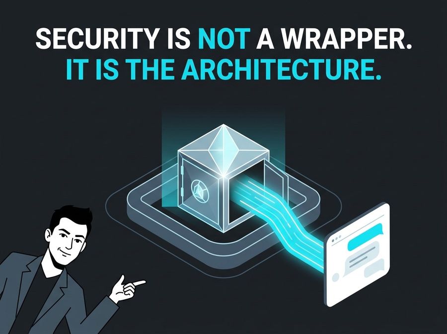 Security is not a wrapper. It is the architecture.