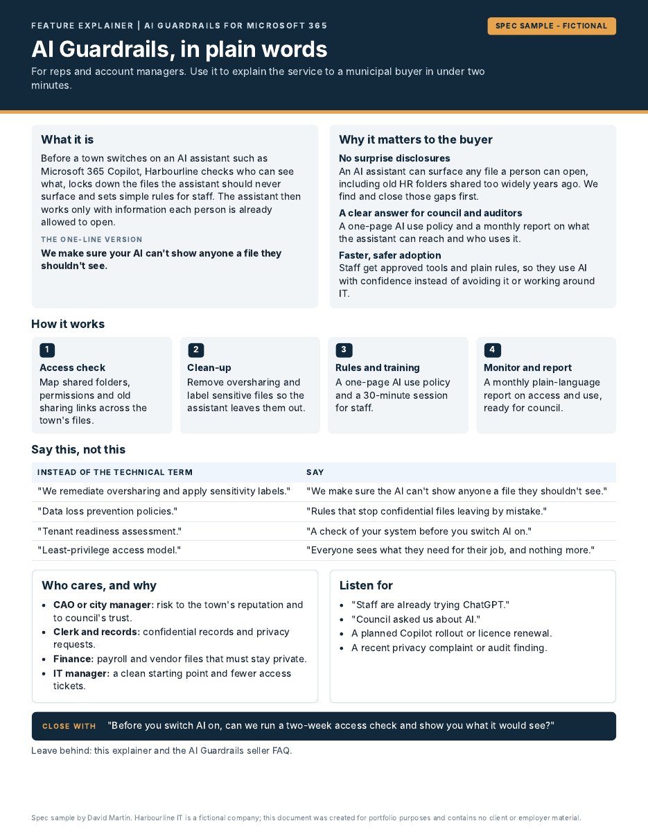 Sample feature explainer
